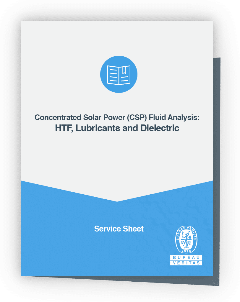 Concentrated Solar Power (CSP) Fluid Analysis – HTF, Lubricants and Dielectric