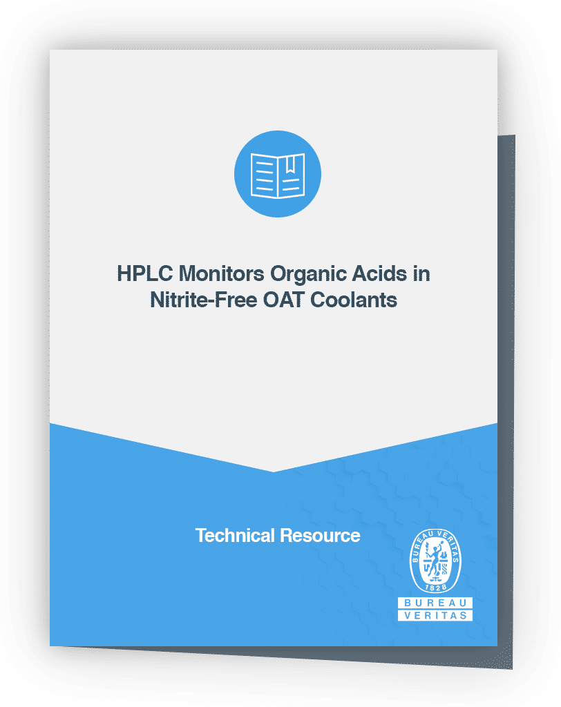 HPLC Monitors Organic Acids in Nitrite-Free OAT Coolants